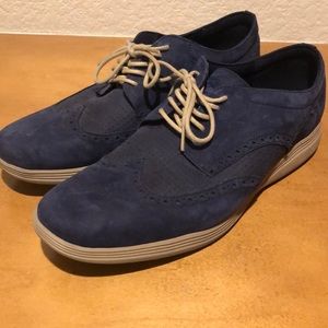 Buy 1 Get 1 Cole Haan blue suede shoes